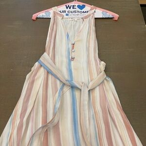 Bella Dahl Cream with Purple and Blue Dress